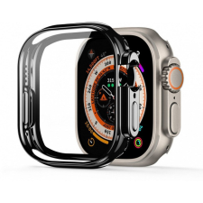 DUX DUCIS Apple Watch Ultra 49mm okosóra védő tok, szilikon tok, 360 fokos védelem, fekete kerettel, DUX DUCIS Samo okosóra kellék