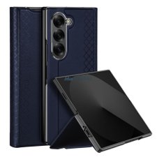 DUX DUCIS Bril tok tolltartóval Samsung Galaxy Z Fold6 5G - kék tok és táska