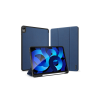 DUX DUCIS Domo iPad Air 4/5 10.9 / iPad Air 7 11.0 (2025) Bőrhatású intelligens tablet tok érintőtoll tartóval alvó/ébresztő móddal sötétkék