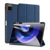 DUX DUCIS DOMO tok álló, bőr hatású (aktív FLIP, oldalra nyíló, TRIFOLD, asztali tartó, ceruza tartó) SÖTÉTKÉK Xiaomi Pad 6 (GP-161784) (GP-161784)