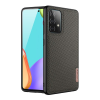 DUX DUCIS FINO szilikon telefonvédő (műanyag belső, közepesen ütésálló, rács minta) BARNA [Samsung Galaxy A72 5G (SM-A726F)] (5996591046273)