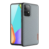 DUX DUCIS FINO szilikon telefonvédő (műanyag belső, közepesen ütésálló, rács minta) SZÜRKE [Samsung Galaxy A32 5G (SM-A326)] (5996591046310)