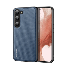DUX DUCIS Fino tok Samsung Galaxy S23+ tok szilikon kerettel kék tok és táska