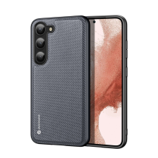 DUX DUCIS Fino tok Samsung Galaxy S23+ tok szilikon kerettel szürke tok és táska