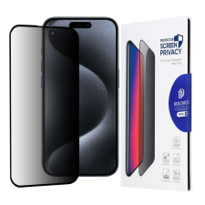 DUX DUCIS Folie pentru iPhone 15 Pro - Dux Ducis edzett üveg Privacy - fekete mobiltelefon kellék