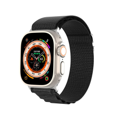 DUX DUCIS GS nylon Apple Watch 38/40/41mm szíj, fekete okosóra kellék