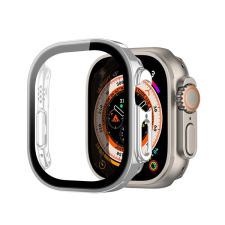 DUX DUCIS HAMO műanyag keret (BUMPER, közepesen ütésálló, fém hatás) EZÜST Apple Watch Ultra 49mm okosóra kellék