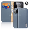 DUX DUCIS HIVO tok álló, valódi bőr (FLIP, oldalra nyíló, asztali tartó, kártyazseb, RFID) VILÁGOSKÉK (GP-110175)
