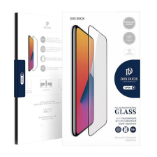 DUX DUCIS képernyővédő üveg (2.5D full glue, teljes felületén tapad, tokbarát, karcálló, 0.3mm, 9H) FEKETE [Apple iPhone 12 Pro Max] mobiltelefon kellék