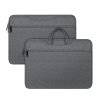 DUX DUCIS LBTC kézitáska álló LAPTOP/NOTEBOOK/TABLET (univerzális, textil, kézpánt, 15.5-16" méret) SÖTÉTSZÜRKE (GP-157341) (GP-157341)