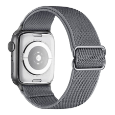 DUX DUCIS Mixture Pro Apple Watch 42/44/45/49mm szövet szíj, ezüst okosóra kellék