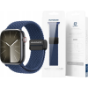 DUX DUCIS MIXTURE PRO pótszíj (egyedi méret, kicsi, nylon, mágneses) SÖTÉTKÉK Apple Watch Series 1 38mm / Watch Series 2 38mm / Watch Series 3 38mm (GP-152409) ( )