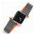 DUX DUCIS pótszíj (egyedi méret, nagy, szilikon, bőr hatású, mágneses) SÖTÉTSZÜRKE/NARANCSSÁRGA Apple Watch Series 10 46mm / Watch Ultra 2 49mm / Watch Series SE 44mm (GP-133327) (GP-133327)