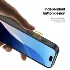 DUX DUCIS Rafi II Mag MagSafe-kompatibilis tok kitámasztóval iPhone 16 - fekete tok és táska