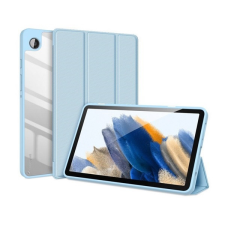 DUX DUCIS Samsung Galaxy Tab A9 (8.7) SM-X110 / X115, mappa tok, Trifold, légpárnás sarok, közepesen ütésálló, átlátszó hátlap, Dux Ducis Toby, kék (RS150509) tablet tok