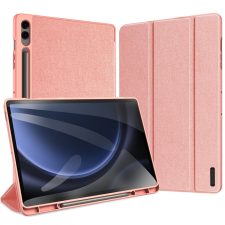 DUX DUCIS Samsung Galaxy Tab S9 FE Plus (12.4) SM-X610 / X616B, mappa tok, Trifold, S Pen tartóval, Dux Ducis Domo, rózsaszín (RS150496) tablet tok