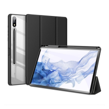 DUX DUCIS Samsung Galaxy Tab S9 Plus LTE (SM-X816) toby tok álló, bőr hatású (aktív flip, trifold, s pen tartó) fekete tablet tok