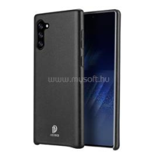 DUX DUCIS SKIN LITE műanyag telefonvédő (bőr hatású) FEKETE (GP-90082) tok és táska