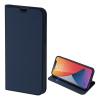 DUX DUCIS Skin Pro Apple iPhone 12 mini tok álló (Flip, oldalra nyíló, bankkártya tartó) sötétkék
