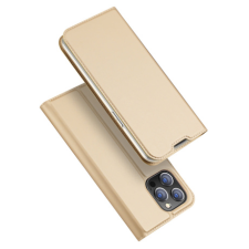 DUX DUCIS Skin Pro bőr könyvtok iPhone 14 Pro, arany tok és táska