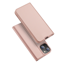 DUX DUCIS Skin Pro bőr könyvtok iPhone 14, rózsaszín tok és táska