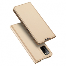 DUX DUCIS Skin Pro bőr könyvtok Samsung Galaxy A03s, arany tok és táska