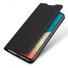 DUX DUCIS Skin Pro bőr könyvtok Samsung Galaxy A53 5G, fekete tok és táska