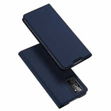 DUX DUCIS Skin Pro bőr könyvtok Samsung Galaxy Note 20, kék tok és táska