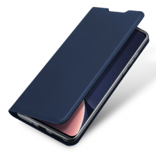 DUX DUCIS Skin Pro bőr könyvtok Xiaomi 12 Pro, kék tok és táska
