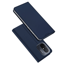 DUX DUCIS Skin Pro Case For Xiaomi Redmi 11A / Poco C55 / Redmi 12C flipes tok pénztárcával és állvánnyal kék tok és táska