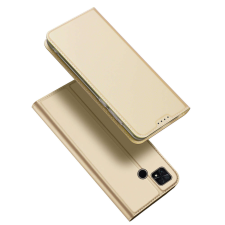 DUX DUCIS Skin Pro Case Xiaomi Poco C40 Flip Card Wallet Stand arany tok és táska