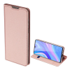 DUX DUCIS Skin Pro Huawei Y8p tok álló (Flip, oldalra nyíló, bankkártya tartó) rozéarany