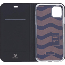 DUX DUCIS Skin Pro iPhone 11 fekete flipes bőr tok (CAS054451A) tok és táska