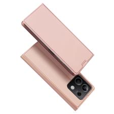 DUX DUCIS Skin Pro könyvtok kártyatartóval Xiaomi Redmi Note 13 5G - rózsaszínű tok és táska