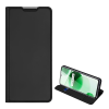 DUX DUCIS SKIN PRO tok álló, bőr hatású (FLIP, oldalra nyíló, bankkártya tartó, asztali tartó funkció) FEKETE [Realme C35] (5996591215655)