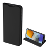 DUX DUCIS SKIN PRO tok álló, bőr hatású (FLIP, oldalra nyíló, bankkártya tartó, asztali tartó funkció) FEKETE Samsung Galaxy M23 (SM-M236), Samsung Galaxy M13 (SM-M135)