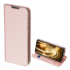 DUX DUCIS SKIN PRO tok álló, bőr hatású (FLIP, oldalra nyíló, bankkártya tartó, asztali tartó funkció) ROZÉARANY [Samsung Galaxy A72 5G (SM-A726F)] (5996591035383)