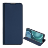 DUX DUCIS SKIN PRO tok álló, bőr hatású (FLIP, oldalra nyíló, bankkártya tartó, asztali tartó funkció) SÖTÉTKÉK [Honor Magic4 Pro] (5996591233390)