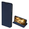 DUX DUCIS SKIN PRO tok álló, bőr hatású (FLIP, oldalra nyíló, bankkártya tartó, asztali tartó funkció) SÖTÉTKÉK Huawei P Smart (2021)