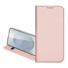 DUX DUCIS SKIN PRO tok álló, bőr hatású (FLIP, oldalra nyíló, kártyazseb, asztali tartó) RÓZSASZÍN (GP-164918)