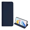 DUX DUCIS SKIN PRO tok álló, bőr hatású (FLIP, oldalra nyíló, kártyazseb, asztali tartó) SÖTÉTKÉK Honor Magic6 Lite 5G