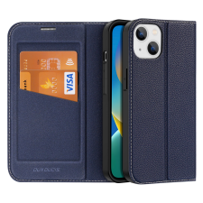 DUX DUCIS Skin X2 tok iPhone 14 tok mágneses patenttal kék tok és táska