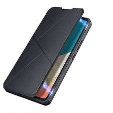 DUX DUCIS Skin X bőr könyvtok Samsung Galaxy A73, fekete tok és táska