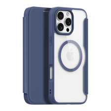 DUX DUCIS Skin X Pro MagSafe könyvtok iPhone 16 Pro - kék tok és táska