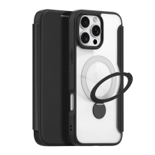 DUX DUCIS Skin X Pro MagSafe könyvtok iPhone 16 Pro Max - fekete tok és táska