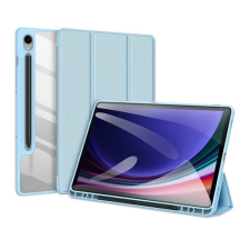 DUX DUCIS TOBY tok álló, bőr hatású (aktív FLIP, oldalra nyíló, TRIFOLD, S Pen tartó) VILÁGOSKÉK Samsung Galaxy Tab S9 FE WIFI (SM-X510), Samsung Galaxy Tab S9 FE LTE (SM-X516) tablet tok