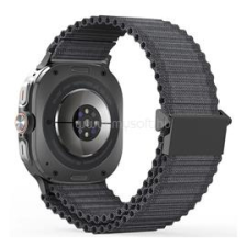 DUX DUCIS YC pótszíj (egyedi méret, nylon, SPORT) SÖTÉTSZÜRKE (GP-164258) okosóra kellék