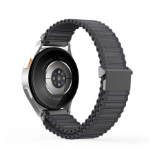 DUX DUCIS yc pótszíj (univerzális, 22mm, nylon, sport) sötétszürke gp-162971 okosóra kellék