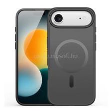 DUX DUCIS YIND szilikon telefonvédő (ütésállóság, kameravédő, matt, MagSafe) FEKETE (GP-173355) tok és táska