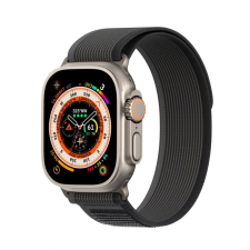 DUX DUCIS YJ terep szíj Apple Watch 42/44/45/49mm fekete/szürke okosóra kellék
